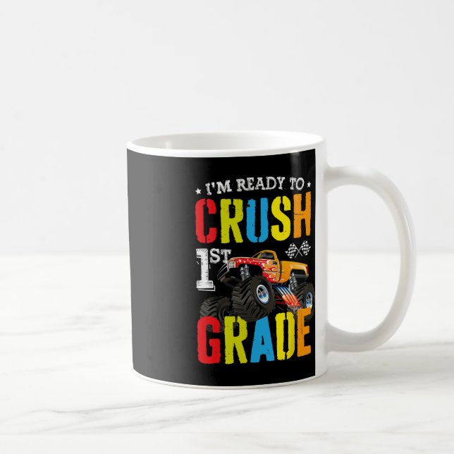 Mug Je Suis Prêt À Écraser Le Camion Monster Garçon De (Droite)