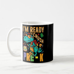 Mug Je suis prêt à écraser le camion monstre Dino Byck