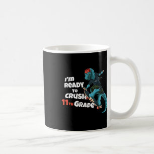 Mug Je suis prêt à écraser le skateboard dinosaure de 