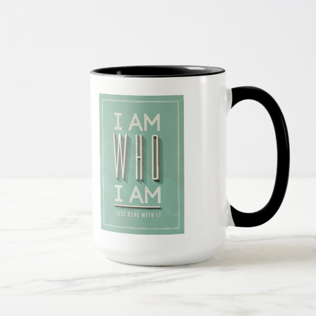 Mug Je suis qui je suis (Droite)