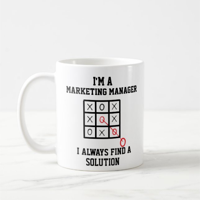 Mug Je Suis Responsable Marketing Je Trouve Toujours U (Gauche)