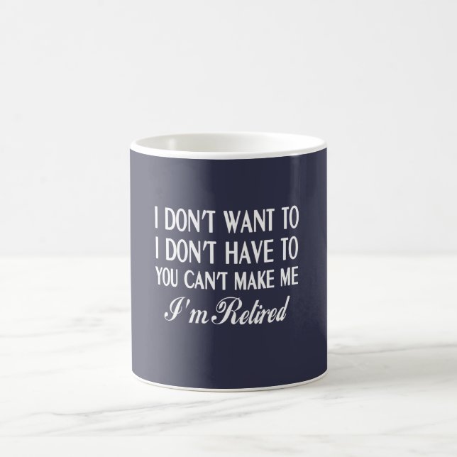 Mug Je suis retiré (Centre)