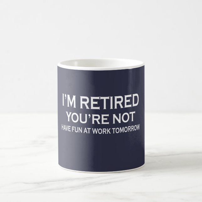 Mug Je suis retiré (Centre)