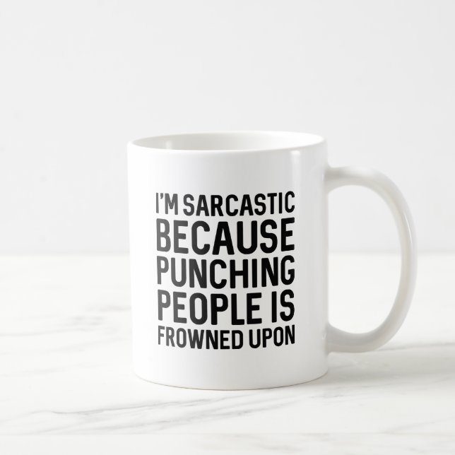 Mug Je suis sarcastique (Droite)