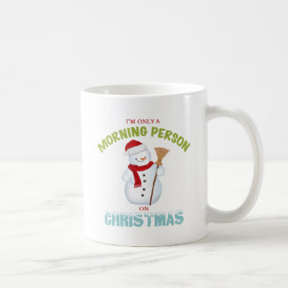 Mug Je suis seulement une personne de matin sur la
