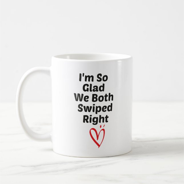 Mug Je suis si content que nous ayons tous les deux eu (Gauche)