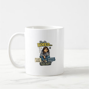 Mug Je suis si ennuyé Citation drôle d'ennui Design gr