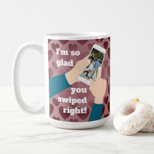 Mug Je suis si heureux que vous ayez glissé vers la dr