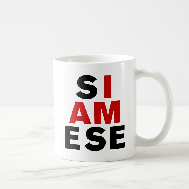 MUG JE SUIS SIAMESE (Droite)