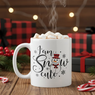 Mug Je suis Snow migre Fun Holiday Snowman