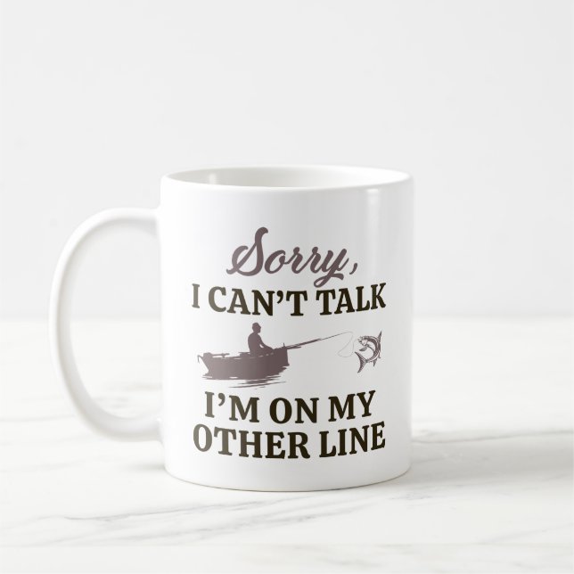 Mug Je suis sur mon autre ligne (Gauche)