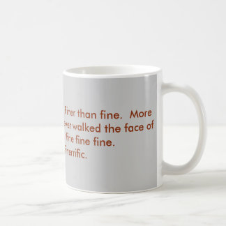 Mug Je suis très bien, des mercis