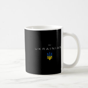 Mug Je suis ukrainien - Je suis du drapeau tridenté d'