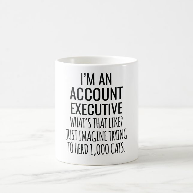 Mug Je suis un administrateur de compte Ce que c'est (Centre)