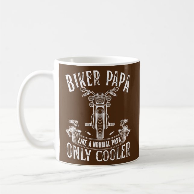 Mug Je suis un Biker Papa comme un Papa normal sauf (Gauche)