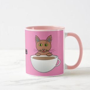 Mug Je suis un Cats et Café Kinda Gal ! Tapis de dessi