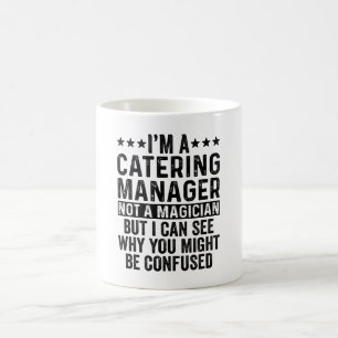 Mug Je suis un chef de traiteur pas un magicien drôle
