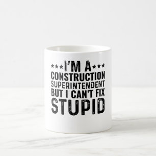 Mug Je suis un directeur de la construction mais je ne