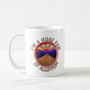 Mug Je suis un énorme fan de jeu de mots sur la géolog