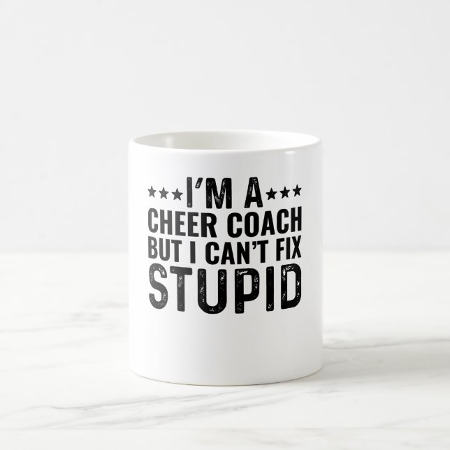 Mug Je suis un entraîneur, mais je ne peux pas réparer (Centre)