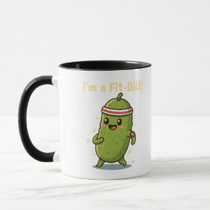 Mug Je suis un Fit-Dill ! Drôle de conception de pickl