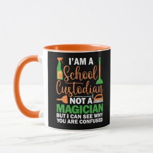 Mug Je suis un gardien d'école, pas un magicien