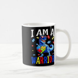 Mug Je Suis Un Guerrier Autisme Famille Dinosaure Auti