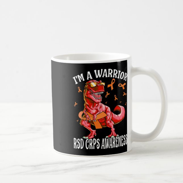 Mug Je suis un guerrier Rsd Crps sensibilisation dinos (Droite)