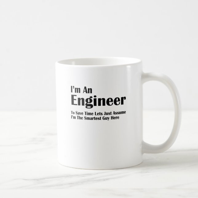 Mug je suis un ingénieur (Droite)