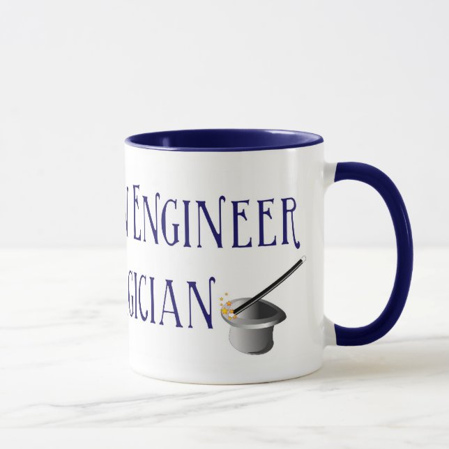 Mug Je suis un ingénieur pas un magicien (Droite)