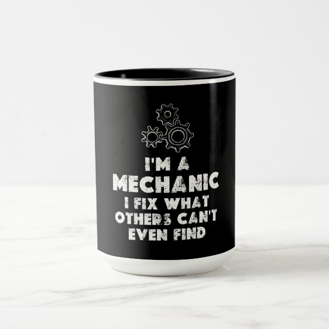 Mug Je Suis Un Mécanicien Et Un Amusant (Centre)