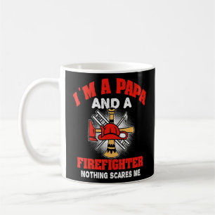 Mug Je Suis Un Papa Et Un Pompier Rien Ne Me Fait Peur