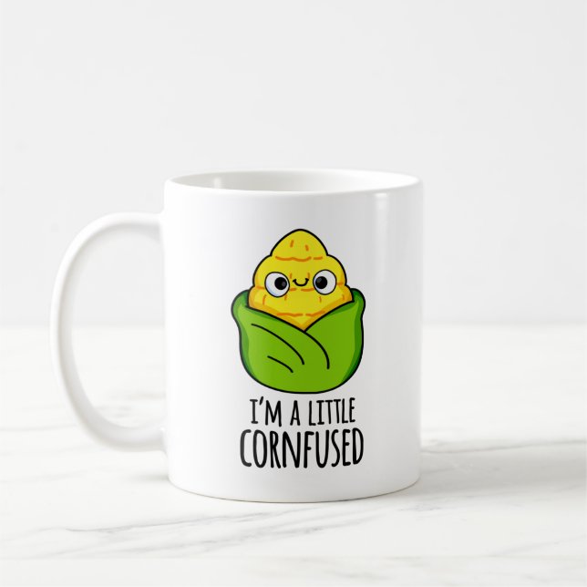 Mug Je suis un petit jeu de maïs amusant (Gauche)