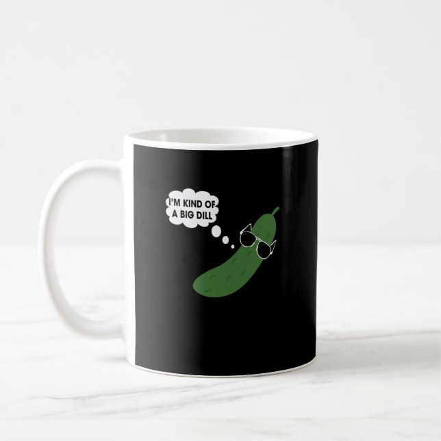 Mug Je suis un peu un gros dill drôle de pilon (Gauche)