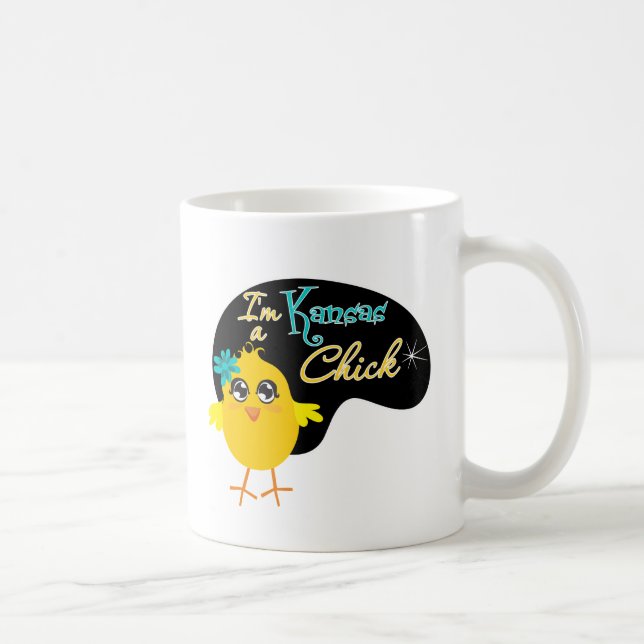 Mug Je suis un poussin du Kansas (Droite)