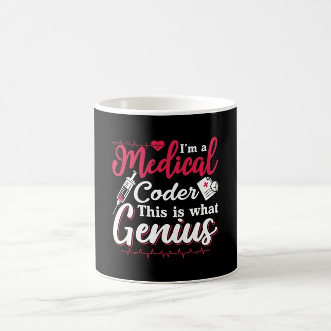 Mug Je suis un programmeur de codage Médicale (Centre)