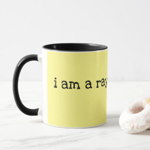 Mug Je suis un rayon de soleil Jaune Soleil