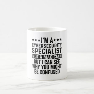 Mug Je suis un spécialiste de la cybersécurité pas 