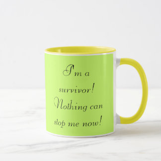 Mug Je suis un survivant ! Rien ne peut m'arrêter
