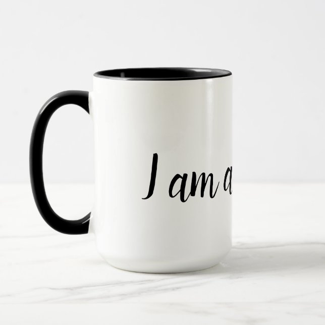 Mug JE SUIS UN SURVIVANT Typographie Black Positive Ci (Gauche)