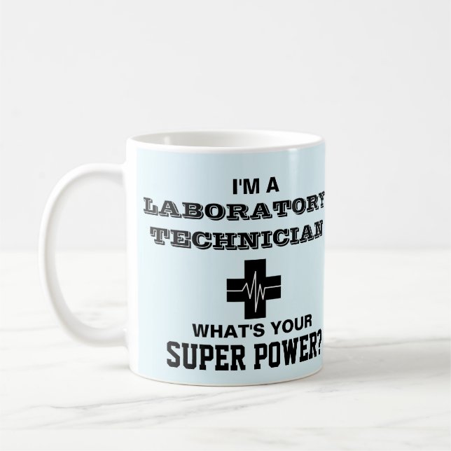Mug Je suis un technicien de laboratoire (Gauche)