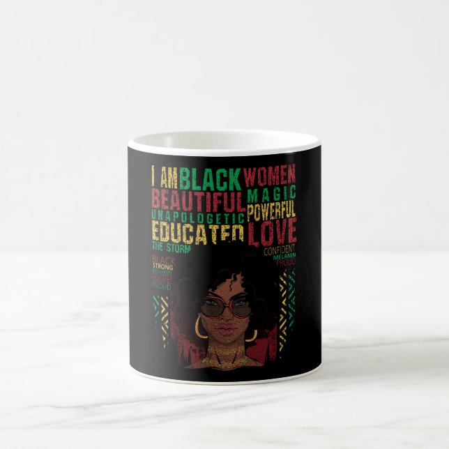 Mug Je Suis Une Femme Noire Magnifique Et Puissante Hi (Centre)