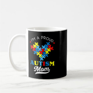 Mug Je suis une fière maman autiste - Parfait pour les