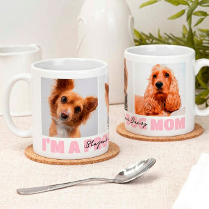 Mug Je suis une fière maman de chien personnalisée 3 P