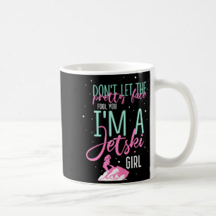 Mug Je suis une fille de moto à eau drôle de dicton de
