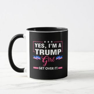 Mug Je suis une fille de Trump