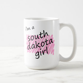 Mug Je suis une fille du Dakota du Sud
