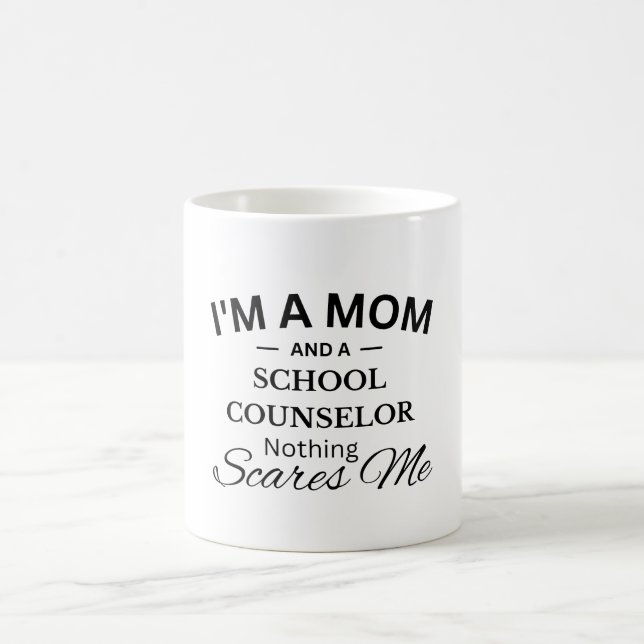 Mug Je suis une maman et un conseiller scolaire Rien n (Centre)