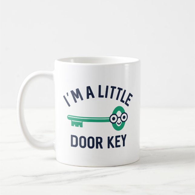 Mug Je suis une petite clé de porte (Gauche)