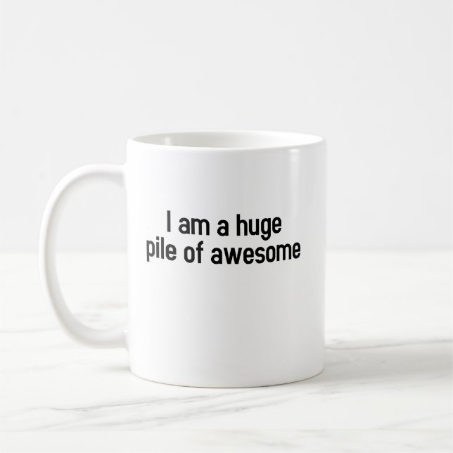 Mug Je suis une pile énorme impressionnante (la tasse) (Gauche)